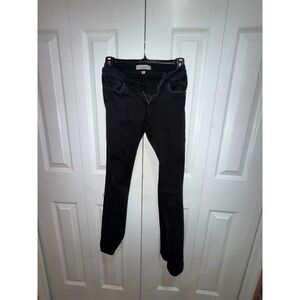 Bamboo Black Denim Jeans Size 1/2 Pants Casual Comfortable